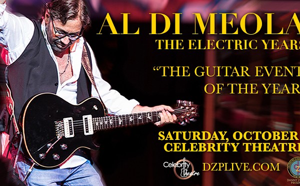 WIN A PAIR OF TICKETS TO SEE AL DI MEOLA ON 10/05!