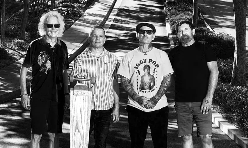 Image: From left, the current JFA lineup is Don 'Redondo' Pendleton, Brian Brannon, Jamie Reidling and Corey Stretz.