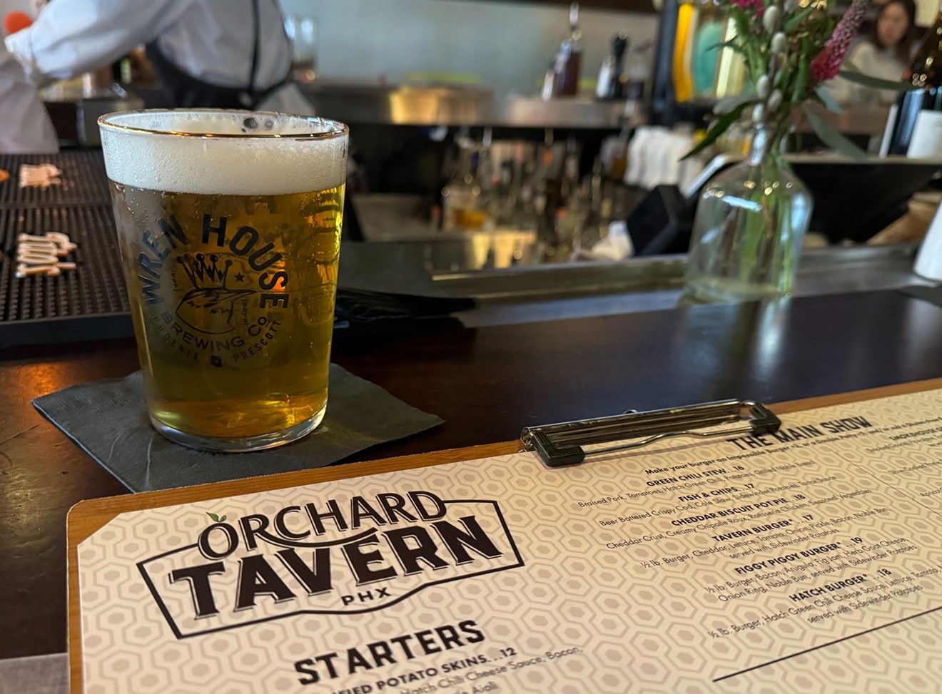 Orchard Tavern provides a casual, cozy spot for dinner and a beer.