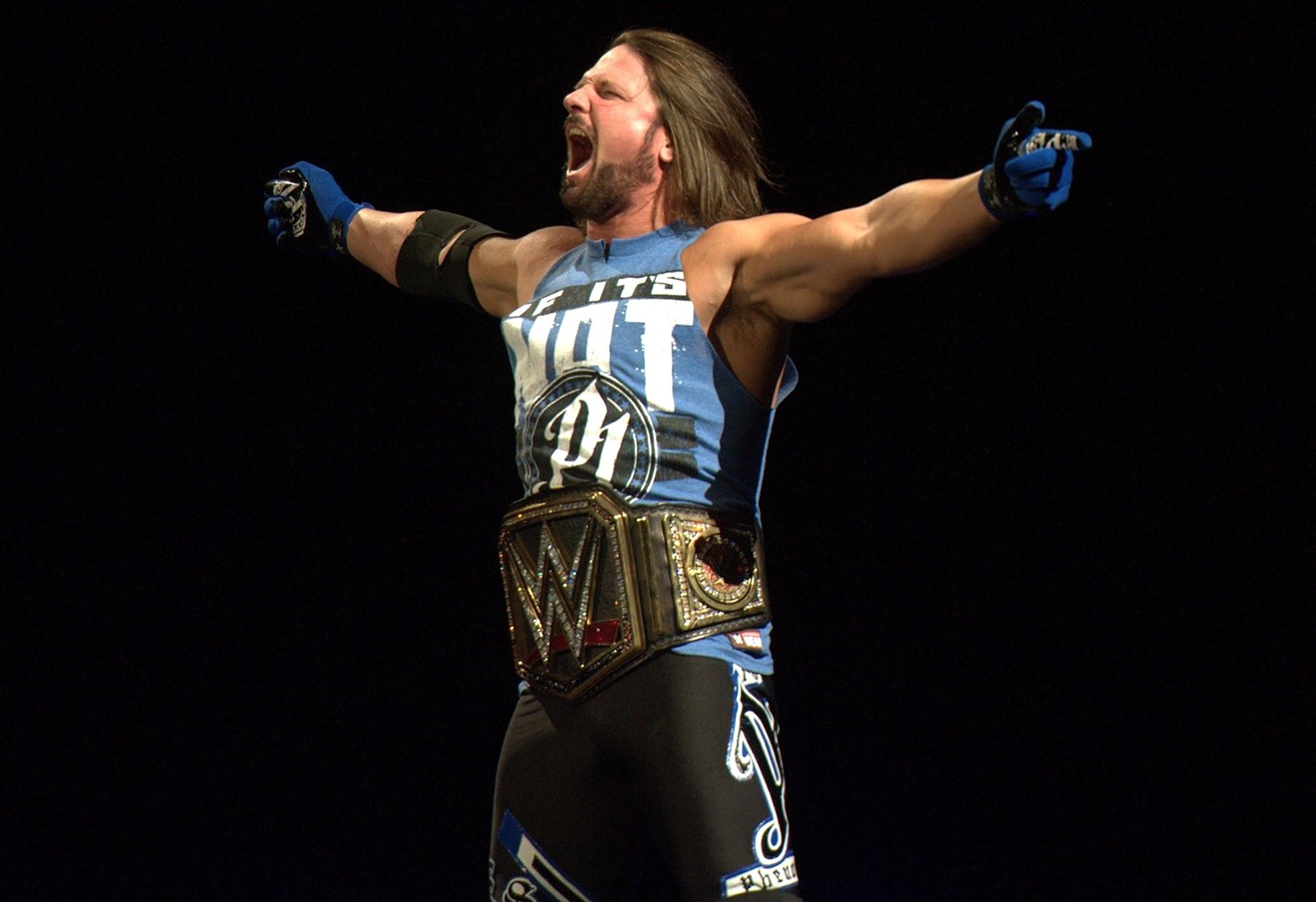 Current WWE champion and SmackDown superstar AJ Styles.