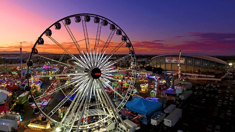 The scene during a previous edition of the Arizona State Fair.