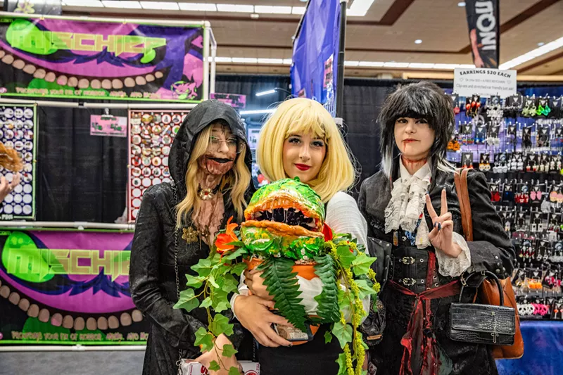 Image: A trio of terrors at last year's Gathering of the Ghouls.