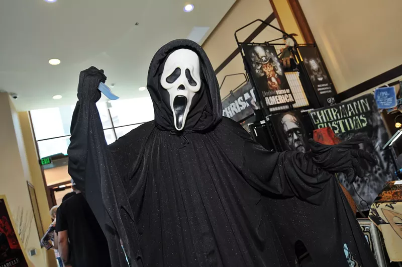 Image: If Ghostface from Scream can wear a mask, so can you.