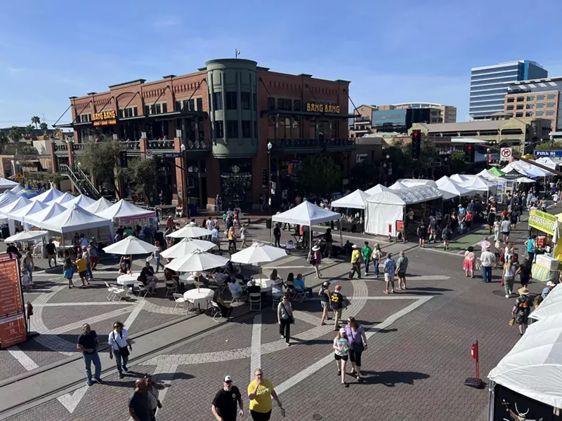 Image: The scene at last year's Tempe Festival of the Arts.