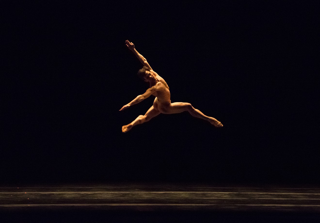 Ballet Arizona dancer Nayon Iovino in PacoPepePluto. Choreography by Alejandro Cerrudo.