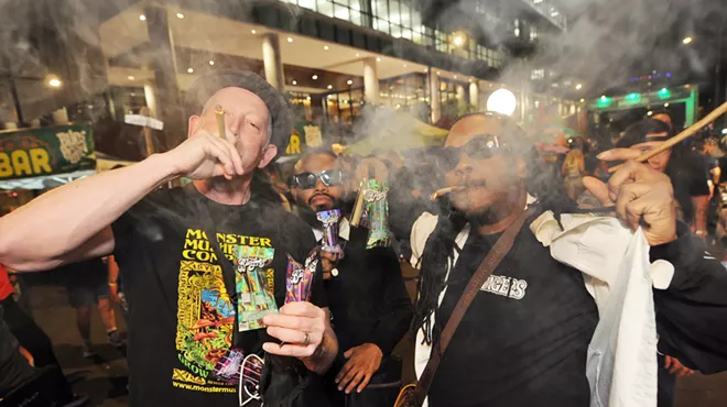 two people smoke weed