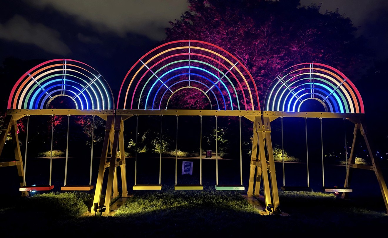 "Spectrum Swing" by Lindsay Glatz is one of this year's Canal Convergence artworks.