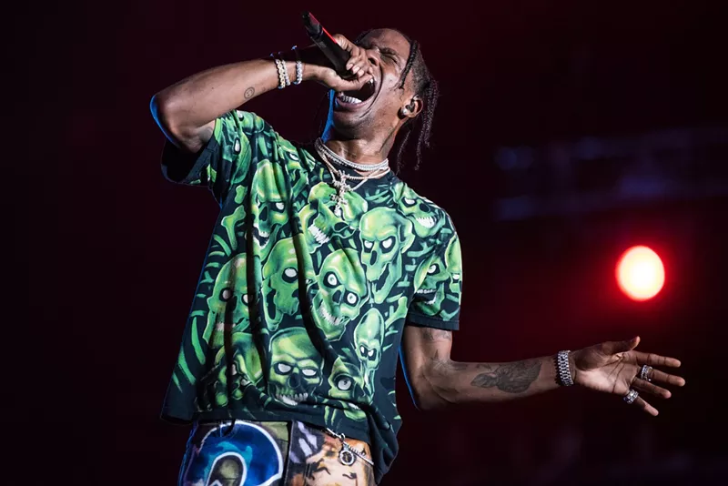 Image: Travis Scott will play two shows in Phoenix this week.