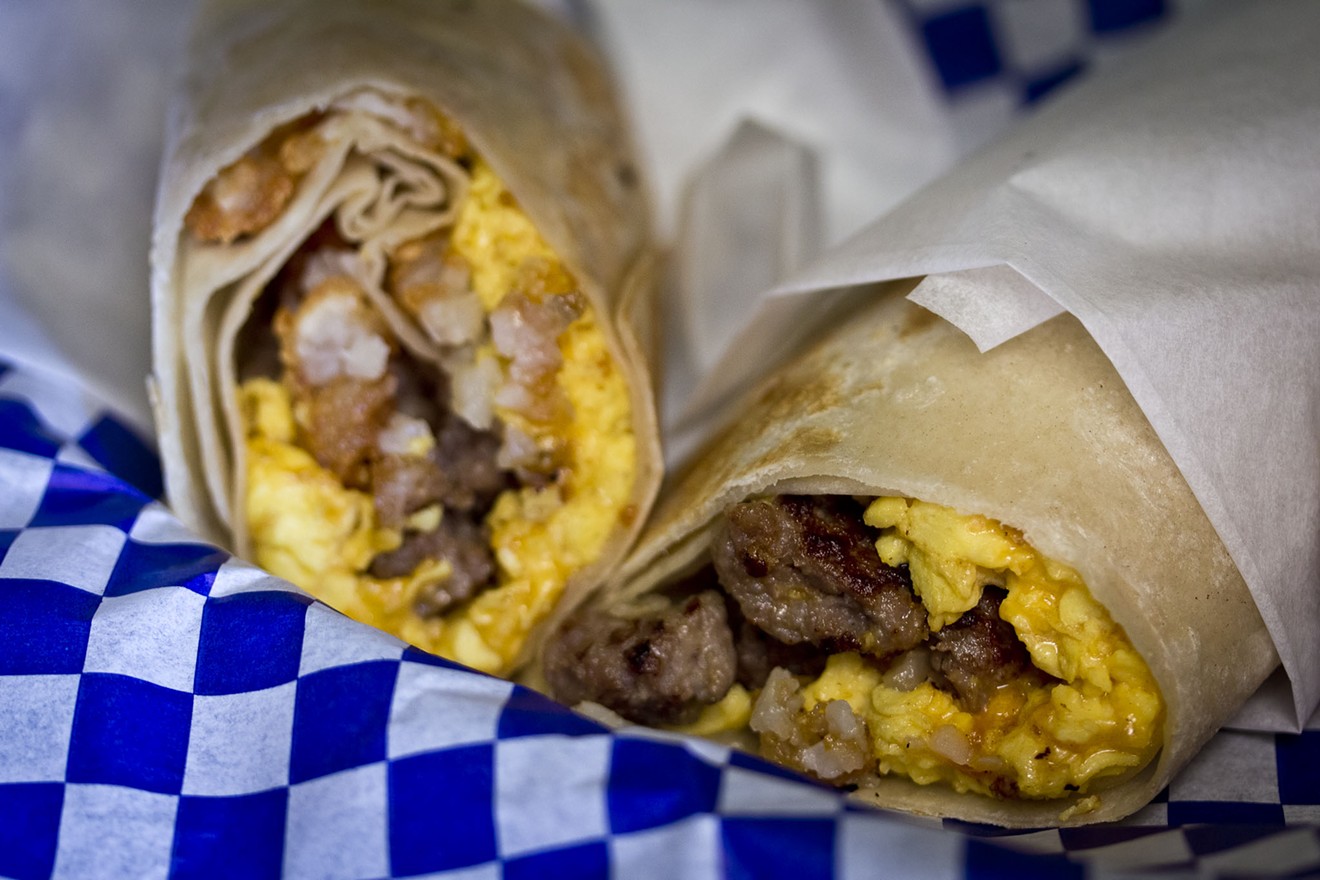 Hurry up and order this burrito in Tempe before your hangover sets in.