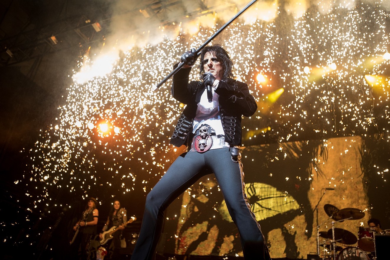Rock 'n' roll legend (and Valley resident) Alice Cooper.